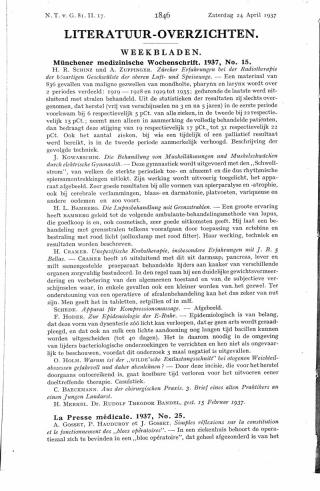 Eerste pagina van het artikel zoals het is gepubliceerd in het tijdschrift