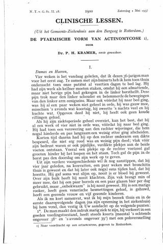 Eerste pagina van het artikel zoals het is gepubliceerd in het tijdschrift