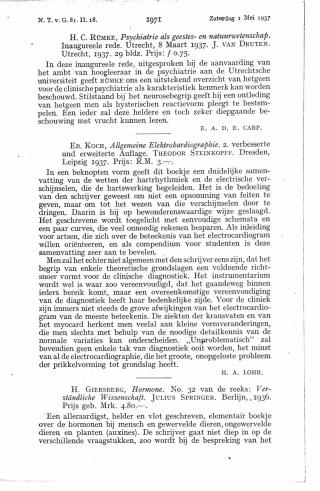 Eerste pagina van het artikel zoals het is gepubliceerd in het tijdschrift