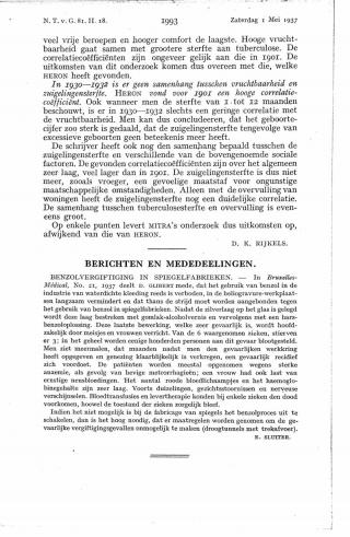 Eerste pagina van het artikel zoals het is gepubliceerd in het tijdschrift