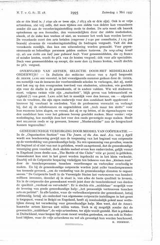 Eerste pagina van het artikel zoals het is gepubliceerd in het tijdschrift