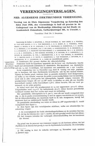 Eerste pagina van het artikel zoals het is gepubliceerd in het tijdschrift