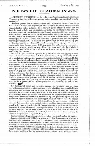 Eerste pagina van het artikel zoals het is gepubliceerd in het tijdschrift