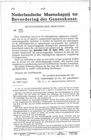 Eerste pagina van het artikel zoals het is gepubliceerd in het tijdschrift