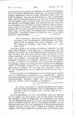 Eerste pagina van het artikel zoals het is gepubliceerd in het tijdschrift