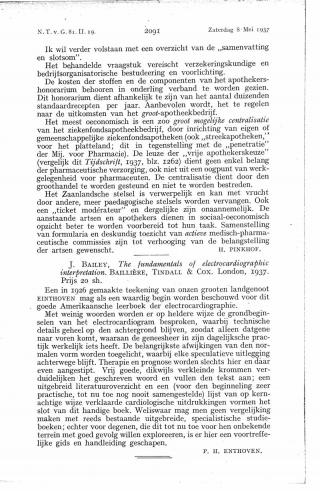 Eerste pagina van het artikel zoals het is gepubliceerd in het tijdschrift