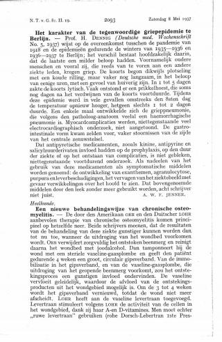 Eerste pagina van het artikel zoals het is gepubliceerd in het tijdschrift