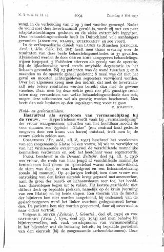 Eerste pagina van het artikel zoals het is gepubliceerd in het tijdschrift