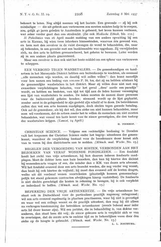 Eerste pagina van het artikel zoals het is gepubliceerd in het tijdschrift