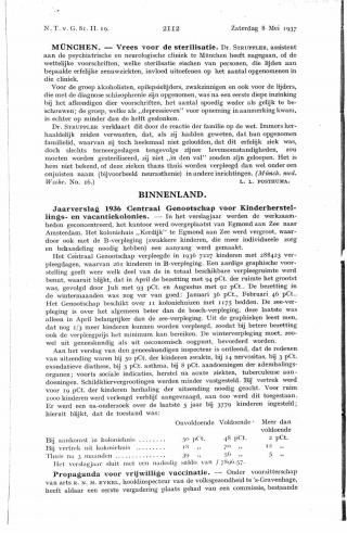 Eerste pagina van het artikel zoals het is gepubliceerd in het tijdschrift