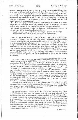 Eerste pagina van het artikel zoals het is gepubliceerd in het tijdschrift