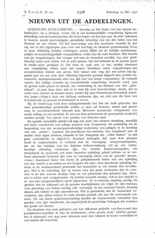 Eerste pagina van het artikel zoals het is gepubliceerd in het tijdschrift