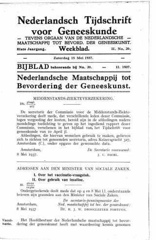 Eerste pagina van het artikel zoals het is gepubliceerd in het tijdschrift