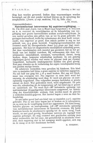 Eerste pagina van het artikel zoals het is gepubliceerd in het tijdschrift