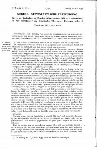 Eerste pagina van het artikel zoals het is gepubliceerd in het tijdschrift