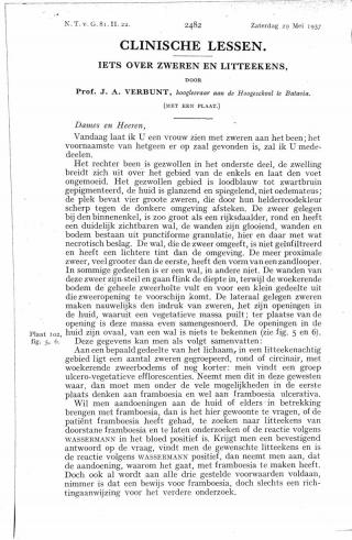 Eerste pagina van het artikel zoals het is gepubliceerd in het tijdschrift