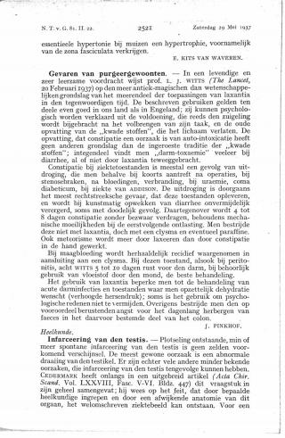 Eerste pagina van het artikel zoals het is gepubliceerd in het tijdschrift