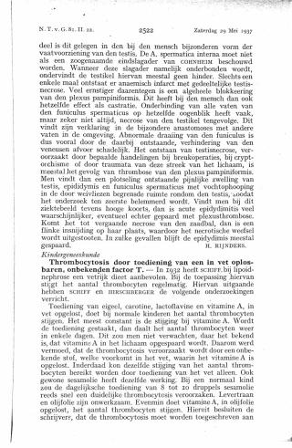 Eerste pagina van het artikel zoals het is gepubliceerd in het tijdschrift