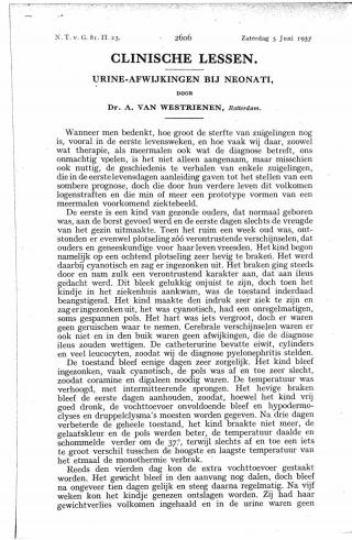 Eerste pagina van het artikel zoals het is gepubliceerd in het tijdschrift