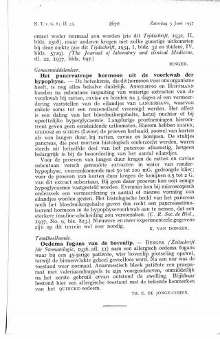 Eerste pagina van het artikel zoals het is gepubliceerd in het tijdschrift