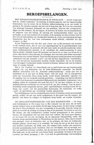 Eerste pagina van het artikel zoals het is gepubliceerd in het tijdschrift