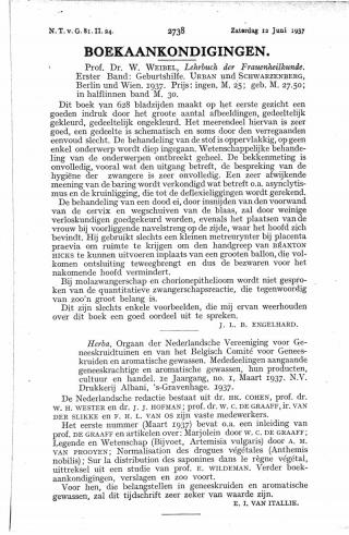 Eerste pagina van het artikel zoals het is gepubliceerd in het tijdschrift