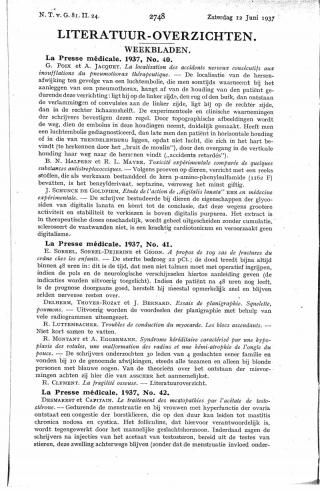Eerste pagina van het artikel zoals het is gepubliceerd in het tijdschrift