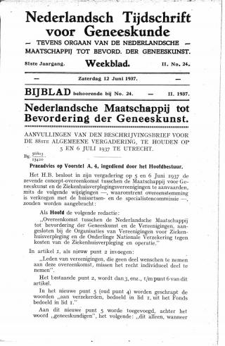 Eerste pagina van het artikel zoals het is gepubliceerd in het tijdschrift