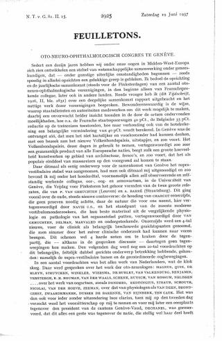 Eerste pagina van het artikel zoals het is gepubliceerd in het tijdschrift