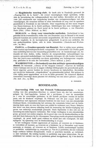 Eerste pagina van het artikel zoals het is gepubliceerd in het tijdschrift