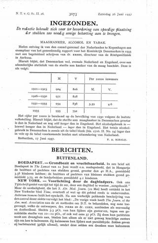 Eerste pagina van het artikel zoals het is gepubliceerd in het tijdschrift