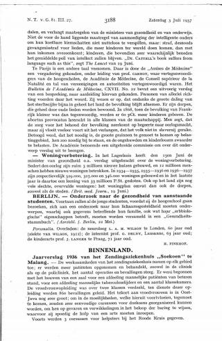 Eerste pagina van het artikel zoals het is gepubliceerd in het tijdschrift