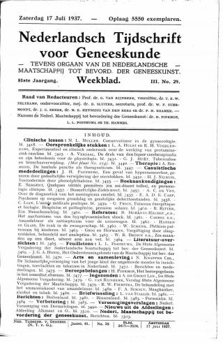 Eerste pagina van het artikel zoals het is gepubliceerd in het tijdschrift