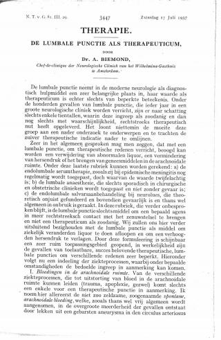 Eerste pagina van het artikel zoals het is gepubliceerd in het tijdschrift