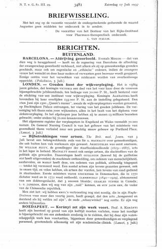 Eerste pagina van het artikel zoals het is gepubliceerd in het tijdschrift