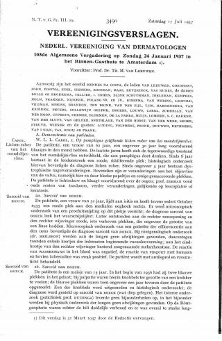 Eerste pagina van het artikel zoals het is gepubliceerd in het tijdschrift