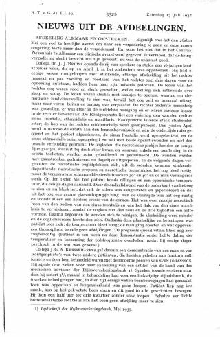 Eerste pagina van het artikel zoals het is gepubliceerd in het tijdschrift