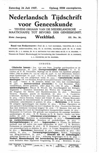 Eerste pagina van het artikel zoals het is gepubliceerd in het tijdschrift