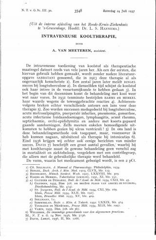 Eerste pagina van het artikel zoals het is gepubliceerd in het tijdschrift