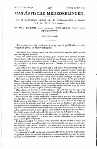 Eerste pagina van het artikel zoals het is gepubliceerd in het tijdschrift