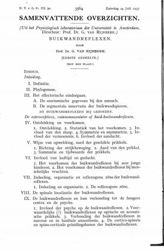 Eerste pagina van het artikel zoals het is gepubliceerd in het tijdschrift