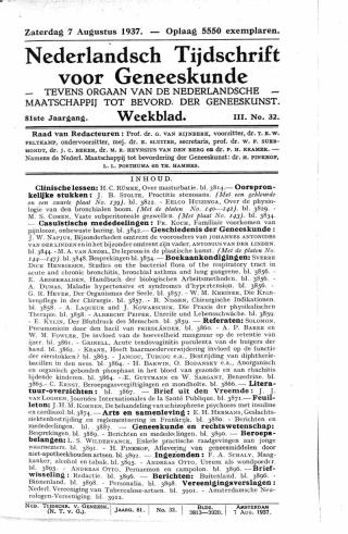 Eerste pagina van het artikel zoals het is gepubliceerd in het tijdschrift