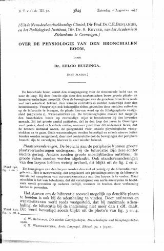 Eerste pagina van het artikel zoals het is gepubliceerd in het tijdschrift