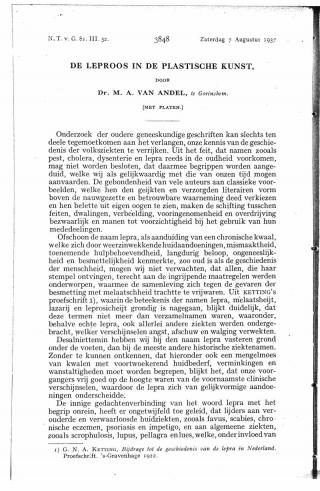 Eerste pagina van het artikel zoals het is gepubliceerd in het tijdschrift