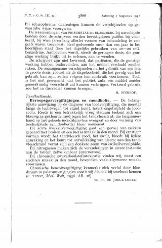 Eerste pagina van het artikel zoals het is gepubliceerd in het tijdschrift