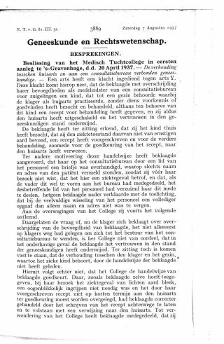 Eerste pagina van het artikel zoals het is gepubliceerd in het tijdschrift