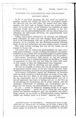 Eerste pagina van het artikel zoals het is gepubliceerd in het tijdschrift