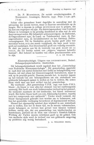 Eerste pagina van het artikel zoals het is gepubliceerd in het tijdschrift