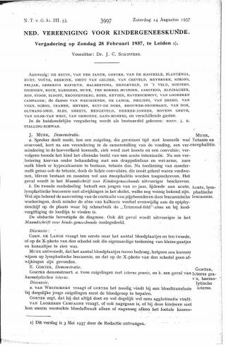 Eerste pagina van het artikel zoals het is gepubliceerd in het tijdschrift