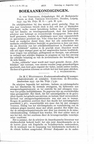 Eerste pagina van het artikel zoals het is gepubliceerd in het tijdschrift